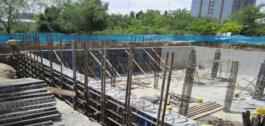 مخازن آب بتنی دفنی پارک ایرانشهر